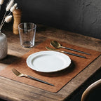 DOLOPL Placemats Set of 8, Reversible Dual-Color Faux Leather Place Mats - Image 5
