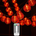 Red Lantern String Lights 19.6ft/6m 40 LEDs Hanging Lanterns Battery Operated String Lights with Remote Control for Chinese New Year,Spring Festival,Wedding,Party Decoration,Christmas by Dreamworth