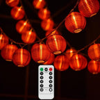 Red Lantern String Lights 19.6ft/6m 40 LEDs Hanging Lanterns Battery Operated String Lights with Remote Control for Chinese New Year,Spring Festival,Wedding,Party Decoration,Christmas by Dreamworth