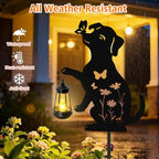 ANGMLN Dog Outdoor Solar Lantern Waterproof, Hanging Lights Lawn Ornaments - Image 4