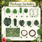 Jungle Party Decoration, 50 pcs Tropical Rainforest Classroom Decor - Image 2