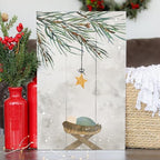 Simply Said, INC Rustic Pallets Christmas Decor, Manger Star Nativity Watercolor, 16 x 10.5 inch Wood Sign, Made in USA, RUS1536 - Image 4