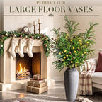Suncalla 4 Pcs48” Christmas Norfolk Pine Branches, Lifelike Touch Pine Stem - Image 5