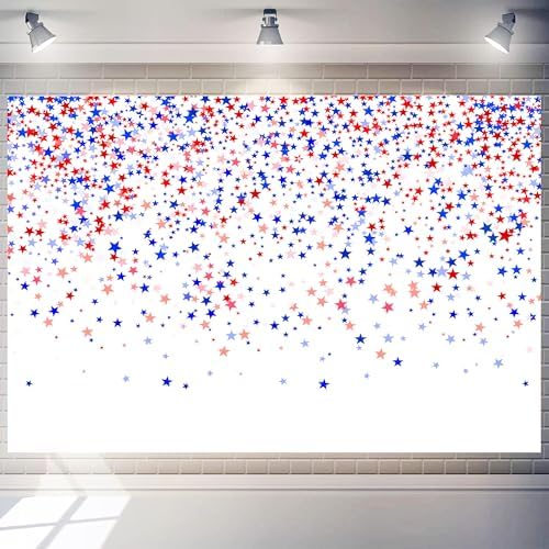 4th of July Backdrops for Photography Independence Day Background 12x8 FT Patriotic Theme Party Decor USA Patriotic National Veterans Memorial Day Holiday Photo Props by Unknown