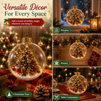 Glowing Christmas Story Ornament Light-up Mini Holiday Scene (8PCS) - Image 6