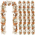 4 Pcs Fall Garland 9ft Pumpkin Berry Autumn White by Maysing