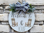 Grandparent welcome sign Grandparent door sign Nana & PopPop's house decor Grandma's garden Grandkids welcome (UV07-Rocking Chair, 15'' Width) - Image 2