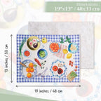 Maison d' Hermine Placemats Set of 4 Reusable 100% Cotton (13"x19") - Image 4