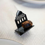 Ramadan Date Holder, Bismillah Islamic Calligraphy, Iftar Party, Ramadan Table Decoration, Eid Mubarak Gift (6 Pcs, Dome Design, Black) - Image 3
