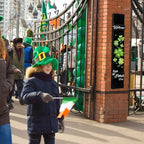 WovWeave St. Patrick's Day Porch Sign Green Wooden Welcome Porch Decor Shamrocks Door Sign 47 Inch Welcome Hanging Decor St. Patrick Decoration Outdoor Indoor for Party Front Door Wall Home(Clover) - Image 6
