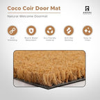 Coir Welcome Mat, Non-Slip, Beer, 17 x 29 in - Image 5