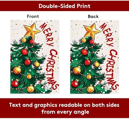 Seasonal Garden Flags Set of 12 Small Yard Flags 12x18 Inch, Double sided, weather & fade resistant, outdoor yard decoration - Image 2