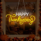Large Happy Thanksgiving Neon Sign Fall Window Lights 24.4*10.6In - Image 6