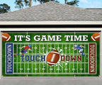 Football Garage Door Cover Banner Decorations, Football Field Themed Outdoor Extra Large Car Garage Door Murals Buddy Decorations 16 X 7 Ft - Image 2
