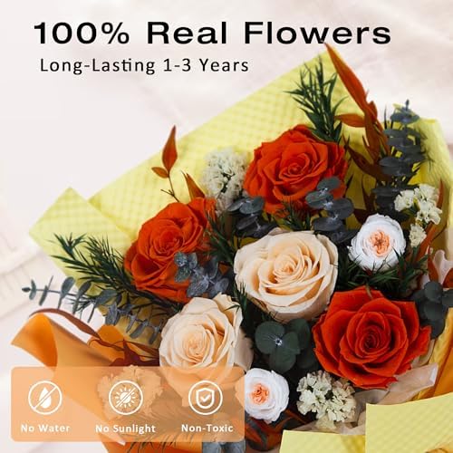 Vrioca Flowers for Delivery, Preserved Flowers Bouquets, Birthday Gifts for Women Mom - Image 2