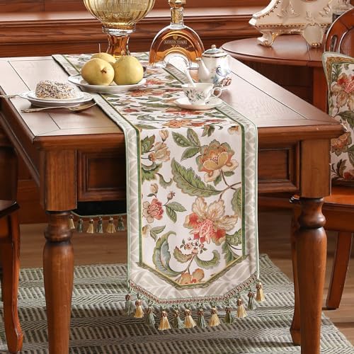 Patdrea Designer Elegant French Velvet Table Runner,12"X87"-Santiago A - Image 2