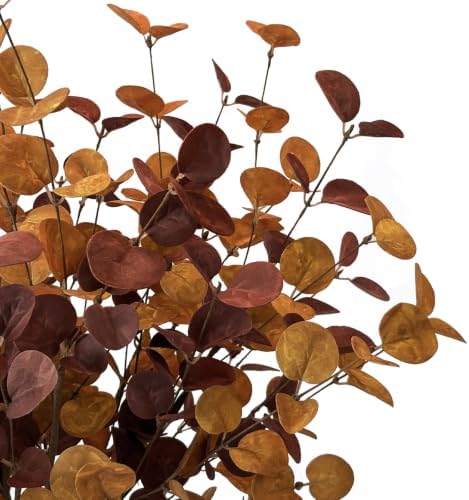 Fall Decor 6Pcs 27" Faux Fall Eucalyptus Stems Leaves Decor Thanksgiving - Image 4