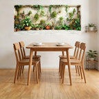 Large Garage Door Cover 157.5x70.9in Garden Plant Garage Door Banner Outdoor Decorations with Grommets & Rope, Waterproof Garage Door Decorations for House Exterior Spring Patio Decor - Image 6