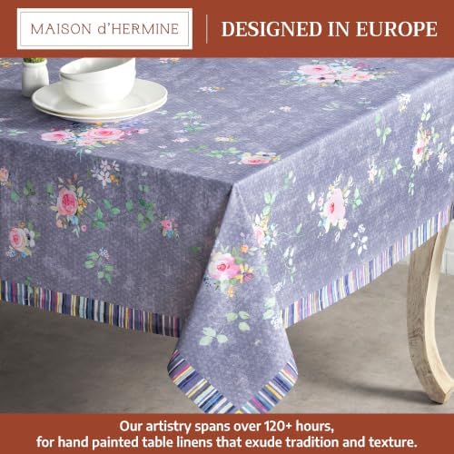 Maison d' Hermine Table Cloth Rectangle Table Reusable 100% Cotton 60"x90" - Image 2