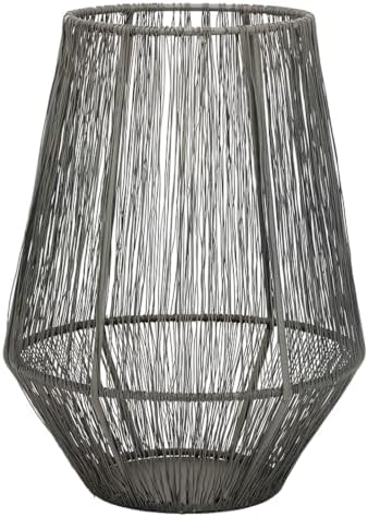 SBDS Candle Holder Tabletop Lantern Indoor Outdoor, 10.25", Metal Wire by SantaBarbaraDesignStudio