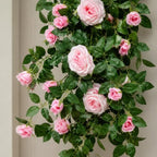71in Artificial Rose Vine Silk Flower Garland Wedding Decor(Light Pink) - Image 3