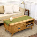 Solino Home 100% Pure Linen Dining Table Runner Avocado Woven, 14 x 48 in by SolinoHome