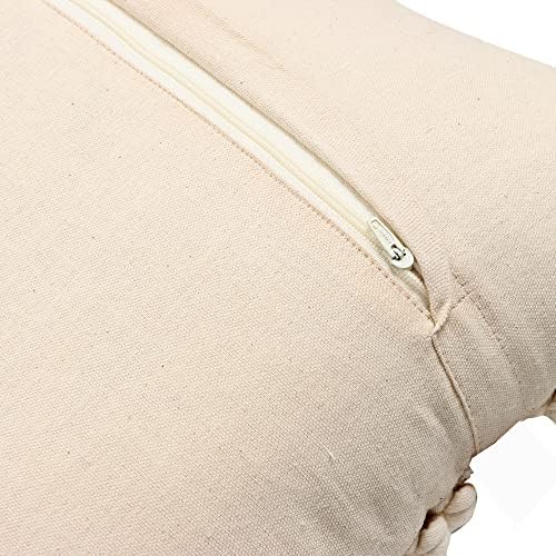 · REDEARTH · Boho Textured Handwoven Throw Pillow Cases - Boho Glam Taupe - Image 7