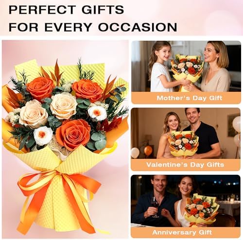 Vrioca Flowers for Delivery, Preserved Flowers Bouquets, Birthday Gifts for Women Mom - Image 4