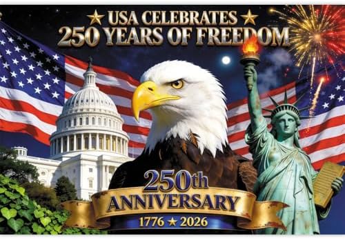 15x8ft 4Th of July Backdrop American US Flag Independence Day Decorations Background National Veterans Day Retirement Party Memorial Day Birthday Party Cake Table Banner Photo Booth - Image 4