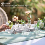 Glasseam Mini Bud Vases for Centerpieces: 40Pcs Clear Glass Vases in Bulk - Image 2