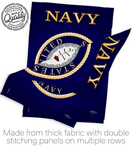 Navy House Flag - Pack Armed Forces USN Seabee United State American Military Veteran Retire Official Support Our Troops - Decoration Banner Small Garden Yard Gift Double-Sided Made in USA 28 X 40 - Image 7