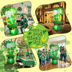 OurWarm 6FT St Patricks Day Inflatables Outdoor Decorations, St. Patrick's Day Blow Up Inflatable Shamrocks with Leprechaun Hat and Built-in LED Lights, Lucky Saint Patricks Day Yard Garden Lawn Decor - Image 6