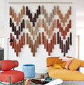 Macrame Wall Hanging Yarn Boho Handmade Wave Tassel Home Decor 47"W*39"L by IOWER
