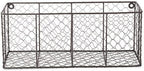 DII Chicken Wire Collection Farmhouse Vintage Wall Baskets, Medium Basket, Vintage Grey - Image 4
