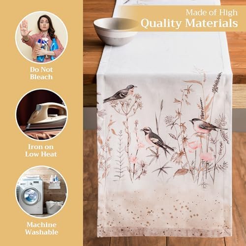 Maison d' Hermine Table Runner 100% Cotton 14.50" x 108" (Single Layer) - Image 3