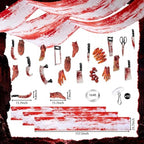 111 Pcs Halloween Bloody Hanging Party Decoration for Ceiling - Image 2