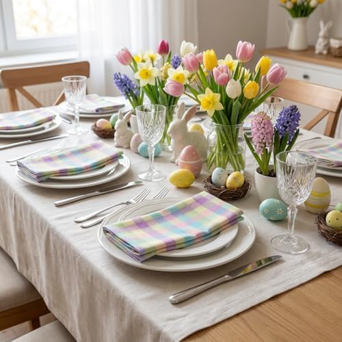 Urban Villa Cloth Napkins Cotton 20x20 (Set of 12) Lagyp - Image 5