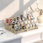 4 Set Wooden Tiered Risers Display Stands for Vendor Events,Stackable Wood Cupcake Display Stand,Farmhouse Decor Wood Dessert Table Display Set,Vendor Booth Display Items,Food Display Risers for Party - Image 4