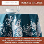 Maison d' Hermine Table Cloth Round Table 100% Combed Cotton 70" Diameter - Image 3