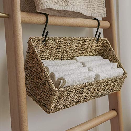 StorageWorks Woven Wall Baskets for Storage, Hanging Baskets for Organizing - Image 6