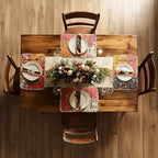 4-Piece Floral Patchwork Quilted Placemats, Original - Image 2