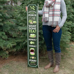 Personalized Welcome Sign for Front Door, Custom Welcome Sign for Porch Outdoor Welcome Home Decorations, 48"x8" PVC Sign (Design 17) - Image 6