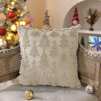 DFXSZ Christmas Tree Pillow Covers 20x20 Set of 2 Christmas Decor BeigeStar - Image 5