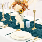 20 Pack Teal Cheesecloth Table Runner Long,21.5 x 120 Inch - Image 4