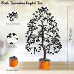 Crocon® Black Tourmaline Crystal Tree of Life Birthday Gifts for Men, Dad, - Image 3