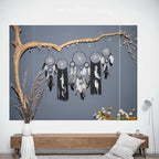 Set of 5 Boho Bedroom Dream Catchers for Adults Wall Bohemian Decor - Image 6