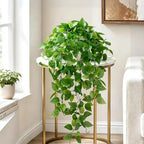 8Pcs Fake Hanging Plants, Mixed Artificial Plants Faux Greenery Ivy Vines - Image 3