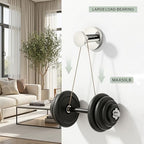 TUNNY 5 Pack Round Towel Hooks-Polished Nickel Modern Coat Hooks Shower Towel Hooks for Bathroom Kitchen Home Storage - Image 2