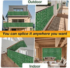 Artificial Ivy Privacy Fence Wall Screen, 79 x 118 in Garden Fake Hanging Plants Vines, Aesthetic Faux Greenery Garland Leaves with Strengthened Joint Prevent Leaves Falling Off for Outdoor Decor - Image 7