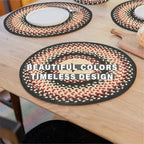 Homespice Gloucester Jute Braided Placemats, Round 15" Set of 2 - Image 4